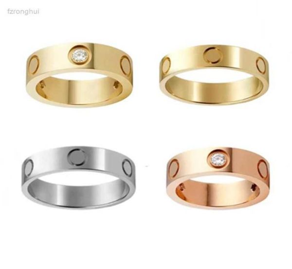 

band rings love ring luxury jewelry midi for women titanium steel alloy goldplated process fashion accessories never fade not all6286398, Silver