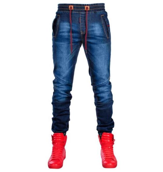 

jeans for mens 2019 summer men039s pants classic jeans denim cotton solid straight pocket denim trousers distressed pant5927056, Blue