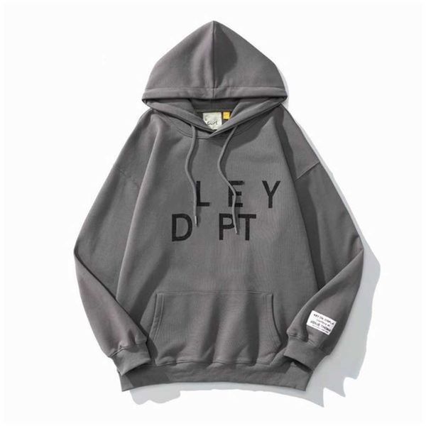 

2023 gallerys designer hoodie mens womens hoodies pullover tracksuit letter printed crewneck loose long sleeve black gray white hooded stree