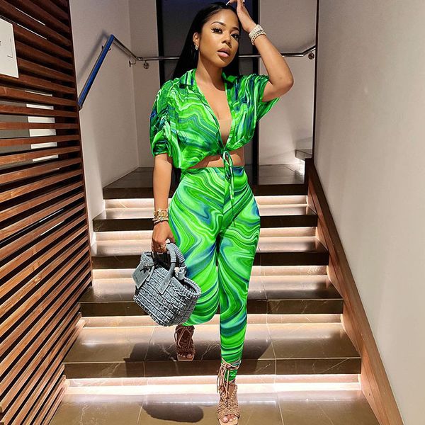 

women's two piece pants paisley print 2-piece women's summer dress lace and pencil pants street wear casual sportswear wholesale 2, White