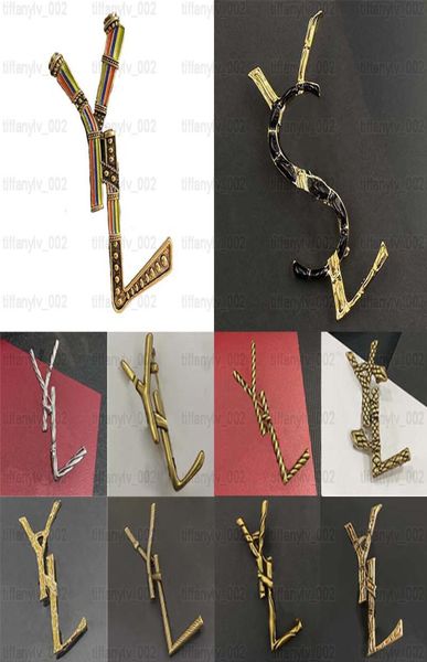 

designer brooches y letter accessories designer women pins mens brand brooch pin suit dress pins for lady specifications luxury je2206328, Gray