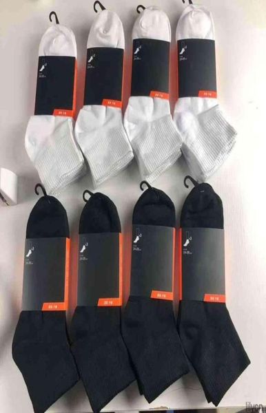 

mens socks set women men hosiery cotton allmatch classic ankle letter breathable black and white mixing football bas4950944