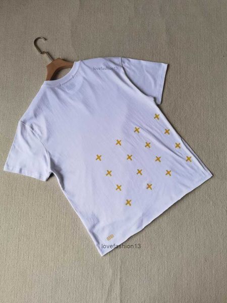 

european and american ksubi t-shirt trendy angel print pattern fashionable ksubi casual fashion round neck short sleeved t-shirt, White;black