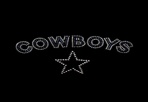 

customize very low heat transfers cowboys rhinestone transfer fix motif iron on strass applique3851003, Black