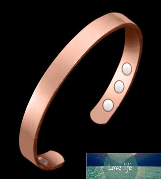 

vintage smooth magnetic bracelet healing bio therapy arthritis pain relief bangle cuff magnetic therapy bracelet for men women4773254, Golden;silver