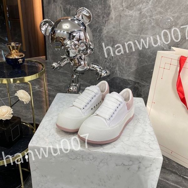 

2023 casual shoe designer leather lace up men fashion platform sneakers white black mens womens size 35-46 xsd230417