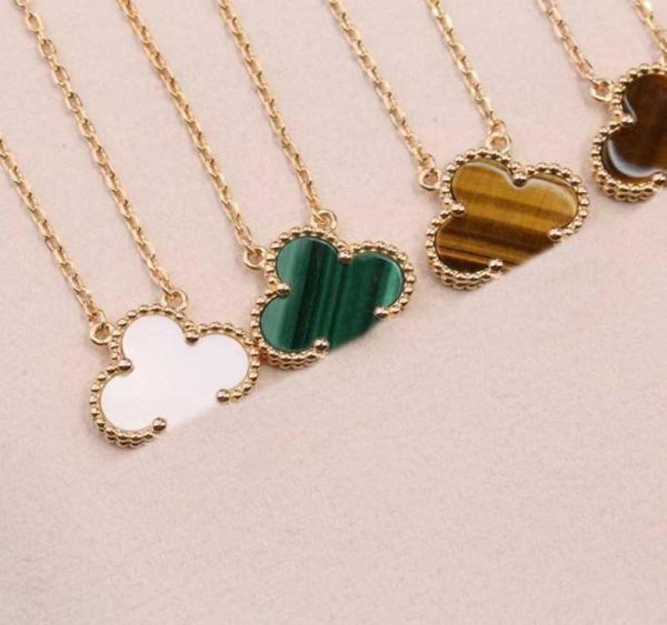 

18k real gold material luxury quality charm pendant necklace for women engageent jewelry have stamp certificate box ps6879548, Silver