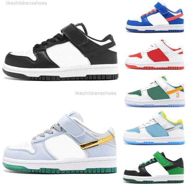 

2022 dunks chunky kids shoes running shoe athletic casual fashion sneakers children walking toddler sports trainers eur 26-35, Black