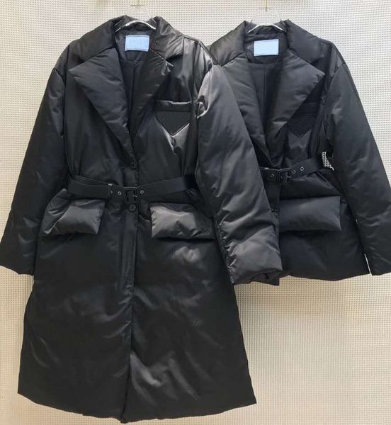 

womens down parkas puffer jackets fashion bread style vest punk windbreaker pocket outsize men warm coats s-l, Black