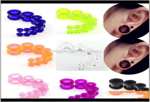 

whole 1 set 8pcs gauges soft sile body jewelry stretchers multi colors size from 212mm jluka rw3re5741409, Silver