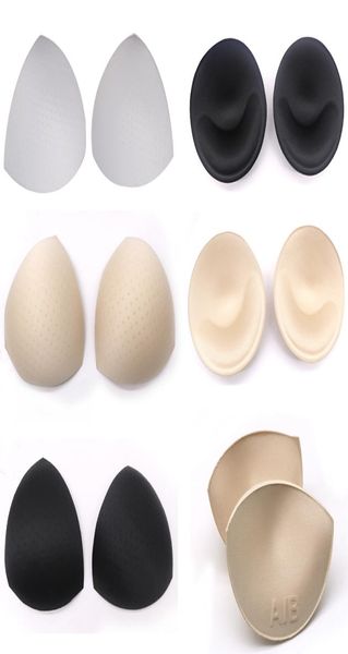 

multistyle women sponge foam bra padding inserts chest cups swimsuit bikini inserts women chest enhancer intimate accessories1364655, Black;white