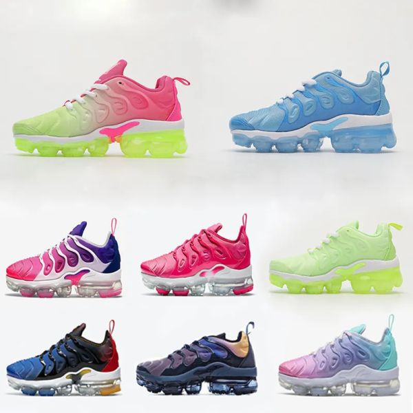 

lace up size 7.5c-3y light blue pink blast-concord kids running shoes tn plus triple black volt white purple infant children toddler run tra