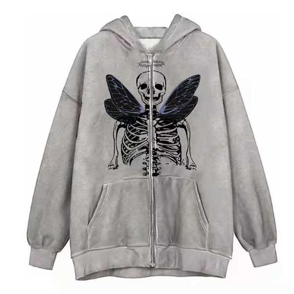 

luxury designer men hoodies large women's printed cardigan zippered hooded jacket polo hoodie couple's loose casual thickened warm, Black