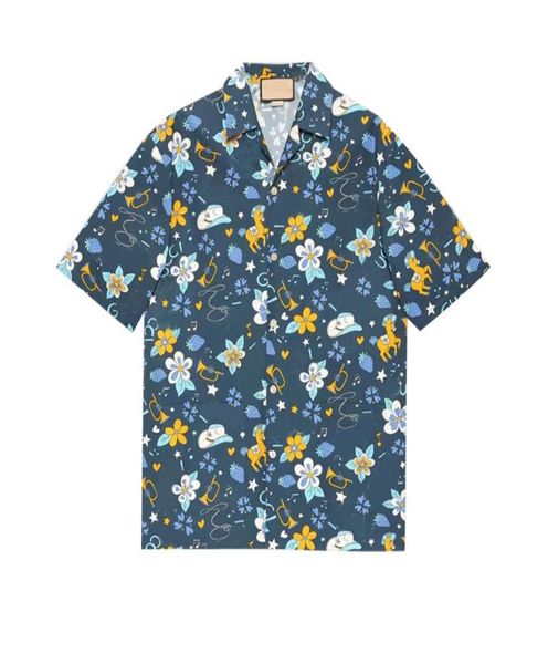 

new summer luxury designer shirts men039s fashion pineapple print silk bowling shirt casual shirts men slim fit short sleeve dr7542228, White;black