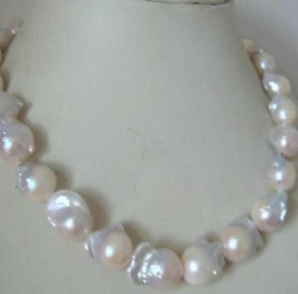 

fine genuine huge natural 20mm south sea white pearl necklace 20inch2609711, Silver