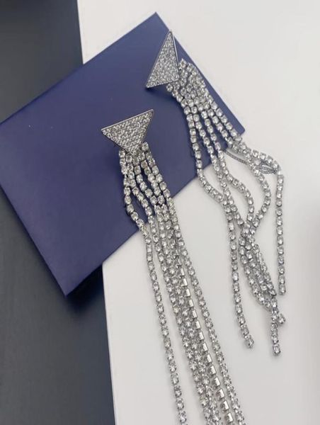 

charm fashion temperament designer letter tassel earrings stud luxury women earring female party wedding lovers gift engagement je1981835, Golden