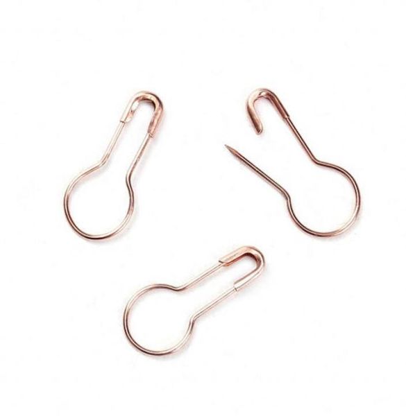 

bulb safety pins package of 1000 rose gold colorfashion pear shaped safety pin steel made 5511979, Silver