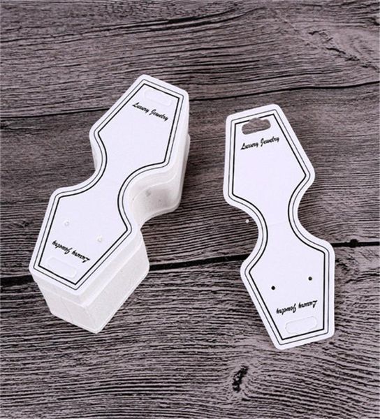 

design jewelry necklace display card 45108cm diy hang tag lable jewelry packaging paper display card holder 100pcs8873810