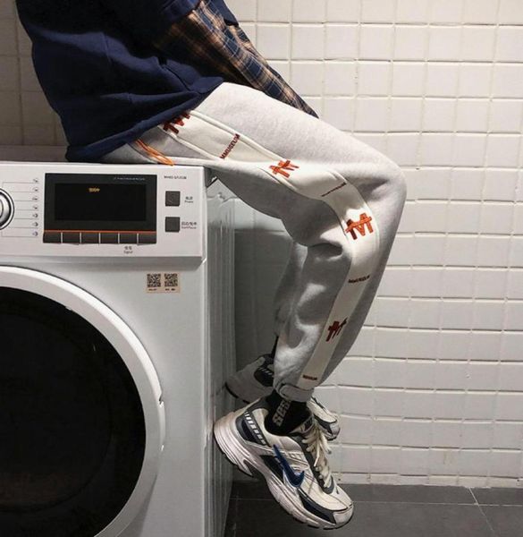 

new pants men039s fall winter 2020 men039s loose legged sports pants korean fashion versatile casual pants75938902375178, Black