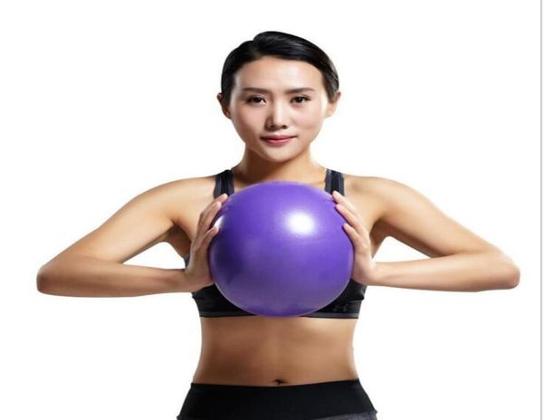 

25cm mini yoga training ball pilates balls explosionproof pvc fitball for stability exercise gym workout anti burstslip resistan6956716