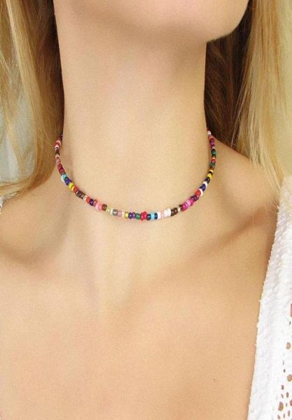 

summer colorful african beaded necklaces for women statement jewelry collar collier charm necklace boho tribal unique jewelry4175946, Silver