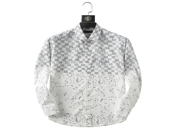 

designer spring and fall shirt classic plaid shirt men039s casual long sleeve senior sense of popular versatile jacket047858995, White;black