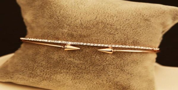 

luxury 18k goldplated delicate doublelayer ladies bracelet fashion trend punk style female bracelet personality girl bracel6137344, Black