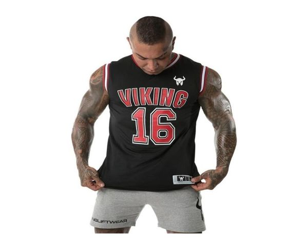 

elastique musculation fitness men mesh tankvneck jersey gym stringer mens workout tank quick dry vest running 800815, White;black