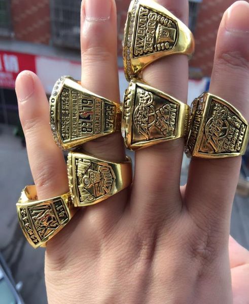 

6pcsset 2000 2001 2002 2009 2010 2016 los angeles basketball world championship ring whole6998039, Slivery;golden