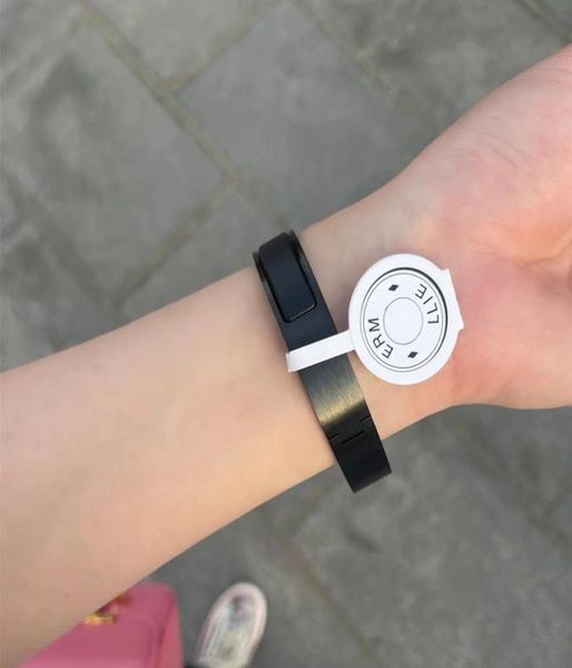 

designer black letter buckle bangle ladies men039s enamel jewelry rose gold silver open bracelet love color bracel5929963