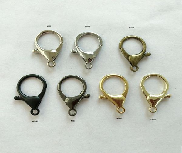 

100pcs 35mmx24mm large heavy good quality antique bronze lobster clasp hooks connector charm findingdiy accessory 1097 q21870359