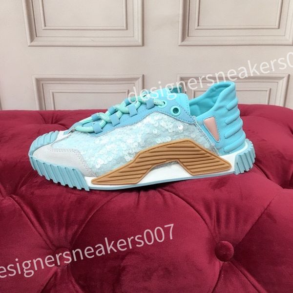 

new luxurys casual shoe designe womens running shoes platform women men for leather sneaker trainer trainers triple white sneakers hc210815, Black