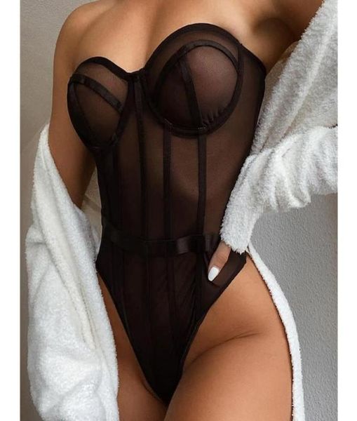 

women039s jumpsuits rompers hirigin bodysuit women lace strapless bodies for female bodys overalls slim bodycon body suit1384027, Black;white