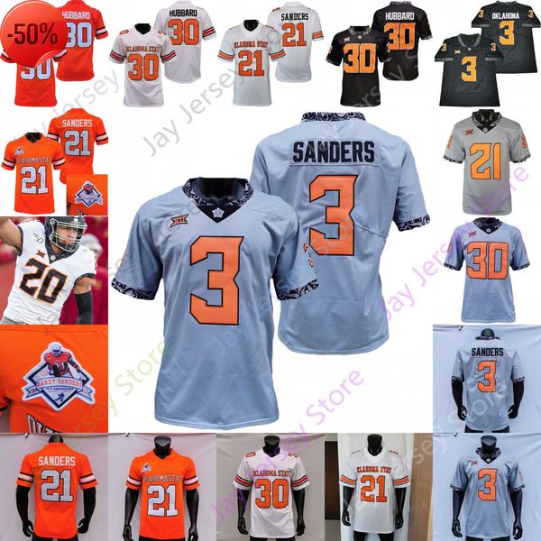 

oklahoma state osu football jersey ncaa college spencer sanders chuba hubbard braydon johnson daniels cobb presley paul richardson green tay, Black;red