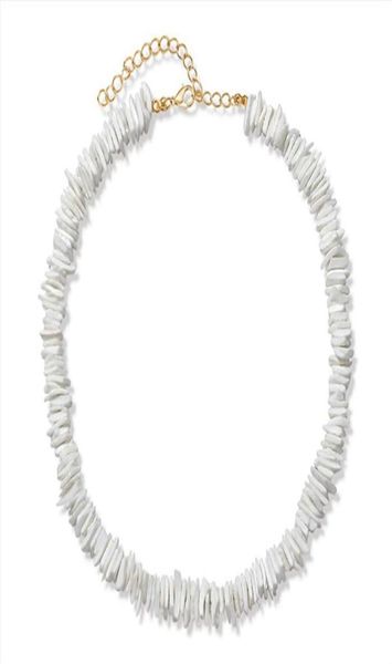

puka shell necklace for women boho tropical hawaiian beach puka shell surfer choker necklace jewelry mens womens3538873, Golden;silver