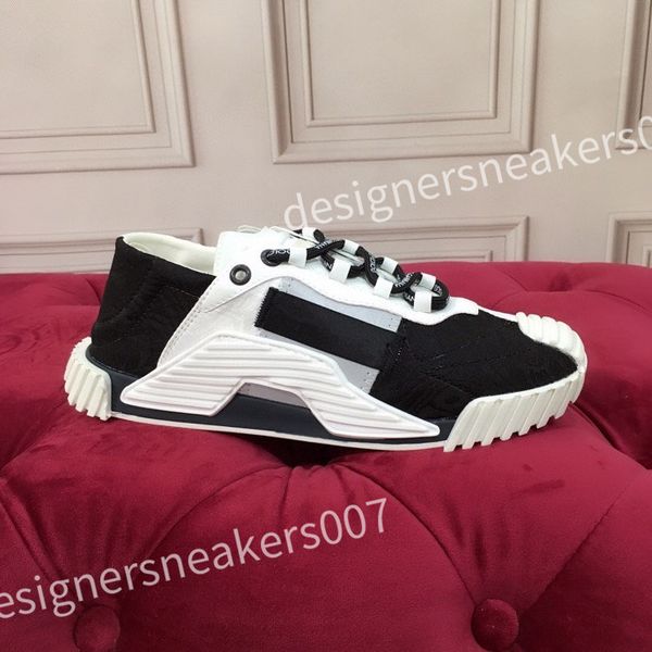 

luxury designer casual shoes genuine leather fashion mens and women low flat shoes skateboard sneakers couple shoe hc210815, Black