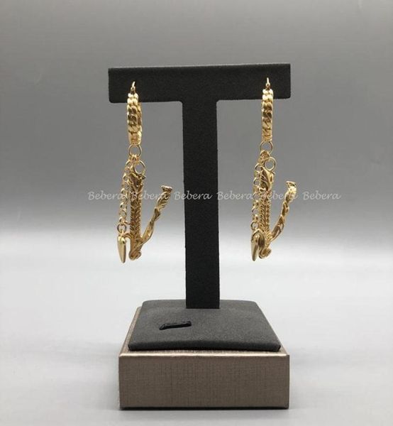 

trendy embossment v shape heart drop earring gold color copper texture circle dangle fashiong women girl jewelry party chandelie2971397, Silver