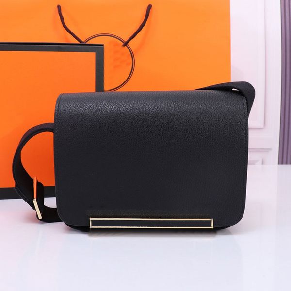 

geta crossbody bag women flap shoulder bags chevre leather enamel buckle multiple colors plain clutch wallets handbags purse
