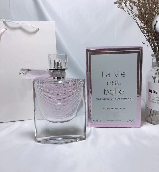 

flowers of happiness brand woman clone perfume fragrance perfumes for lady edp eau de parfum 75ml cologne girl fragrances parfums 9300894