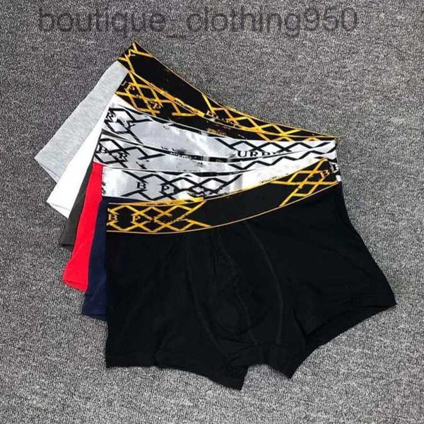 

mens underwears designers men trendy four corner underwear breathable pure cotton flat corner shorts for man, Black;white