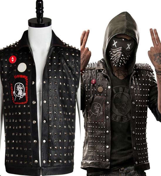 

watch dogs 2 wrench i am dedsec shawn baichoo vest cosplay costume9134855, Black