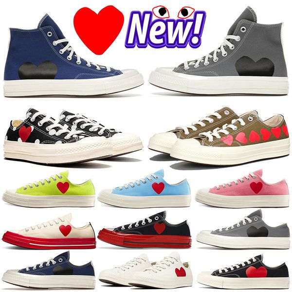 

designer shoes canvas shoes red heart peeps running shoes women men shoes skateboard shoes play bright black low play grey egret red midsole