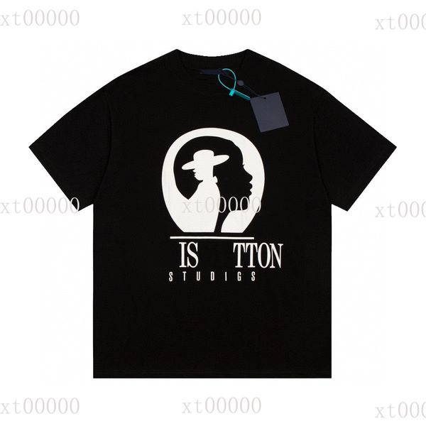 

22ss designer letter printed t shirts tee fashion sweatshirt high street short sleeve summer casual t-shirt breathable men women crew neck t, Black;brown