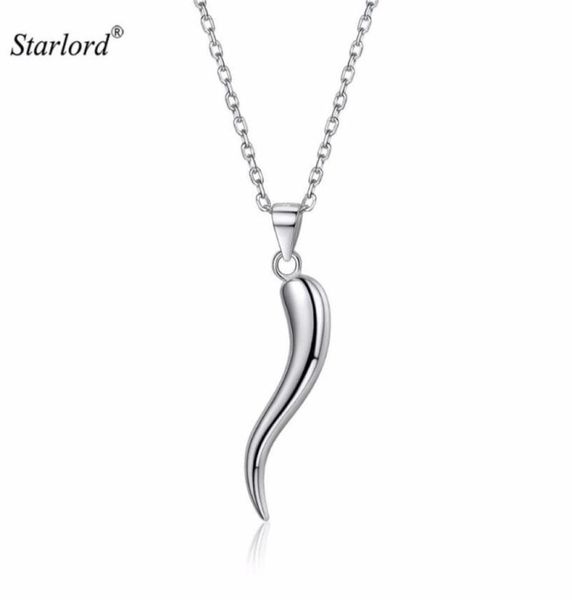 

pendant necklaces italian horn necklace 925 sterling silver 18quot cable chain cornicellocornetto amulet jewelry p13274b6529708