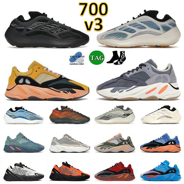 

sports 700 v3 running shoes fade salt kyanite size 12 v2 runner solid grey sun hi res blue red azareth bone vanta cream static men women sne, White;red