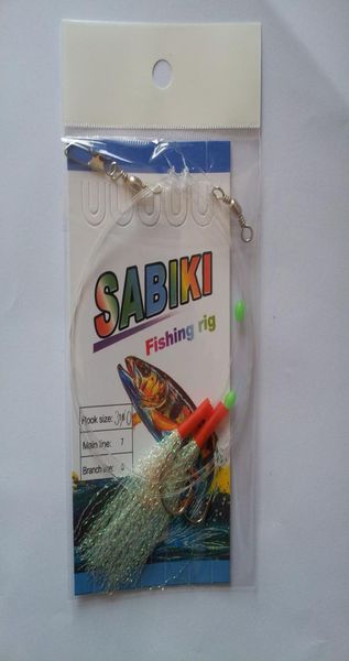 

lure trolling fishing flasherl rigs crytal hair rigs hooks01452077