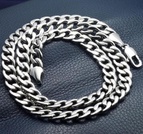 

whole cuban necklace mutic size miami cuban link chain necklace women men039s hip hop necklace jewelry gift8231951, Silver
