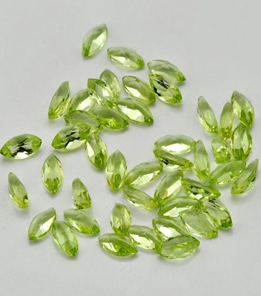 

good quality marquis 2x44x8 five sizes facet cut authentic natural peridot semiprecious loose gemstone for jewelry setting 30pcs8241196, Black