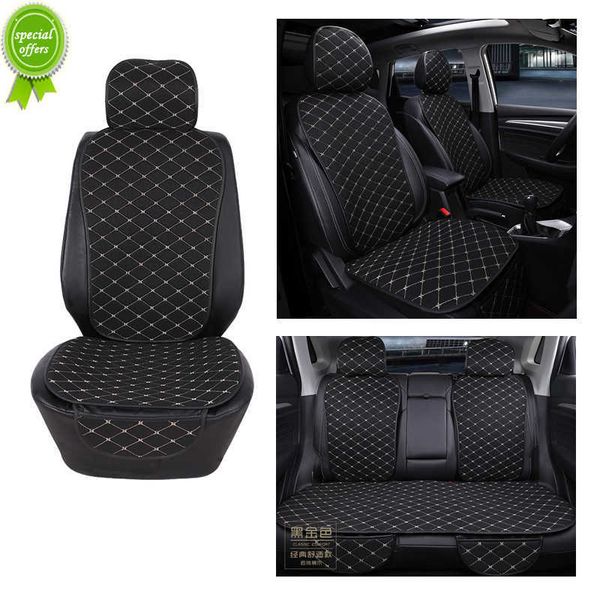 

new car seat cover protector front rear back seat cushion pad mat with backrest for auto automotive interior truck suv or van