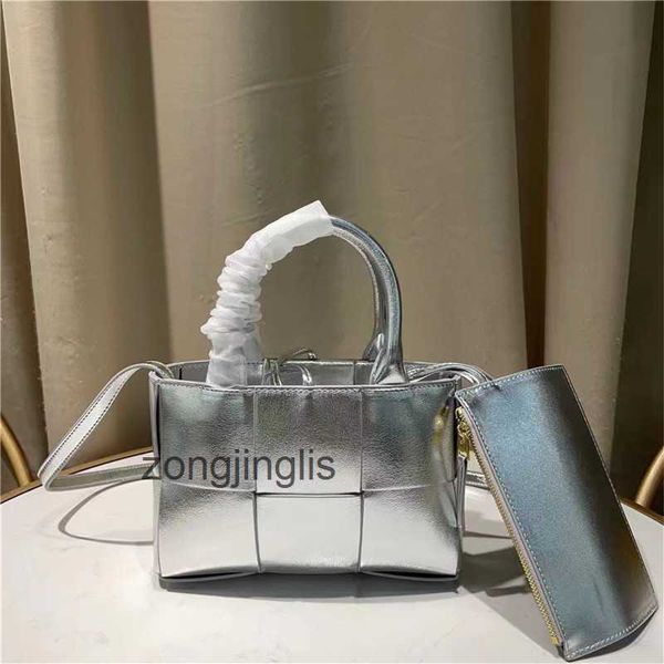 

bag knitted high shoulder cowhide totes 2023 spring acro venetas bottegas quality single bags leather crossbody handbag women et1r